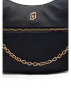 Bandolera hobo negra - 27x19x15 cm