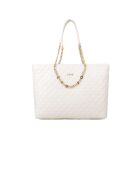 Borsa a tracolla Ecs L Crema - 41x32x16 cm