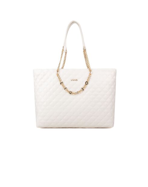 Borsa a tracolla Ecs L Crema - 41x32x16 cm