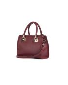 Bolso Manhattan S de piel sintética Red Wine - 24x18x10 cm