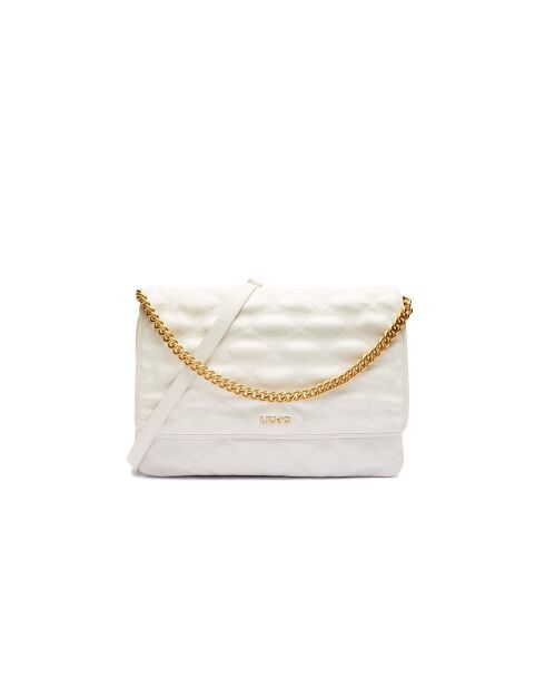 Borsa a tracolla Cross Over Bianco crema - 36x26x5 cm