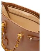 Borsa a tracolla L marrone - 32x25x15 cm