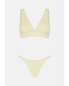 Costume da bagno alto color vaniglia color acqua