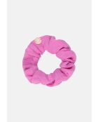 Elastique à cheveux scrunchie rose