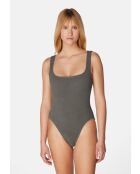 Calista anthrazitfarbener Badeanzug