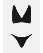 Costume da bagno a taglio alto Aqua liquorice