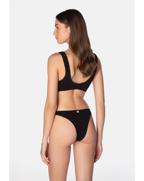 Costume da bagno a taglio alto Aqua liquorice