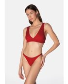 Costume da bagno alto color ciliegia color acqua