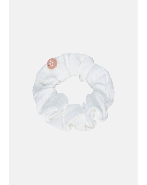 Elastique à cheveux scrunchie vanille