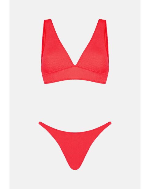 Costume da bagno a taglio alto Aqua Strawberry