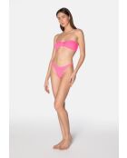 Costume da bagno alto rosa Lory in gomma da masticare