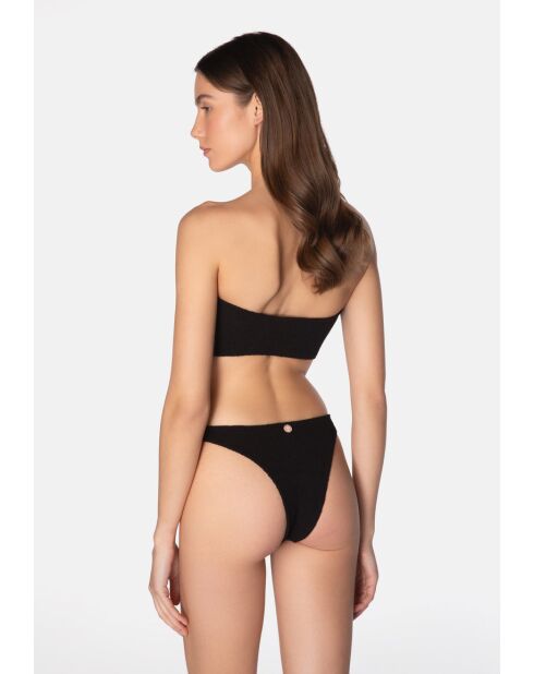 Maillot de bain échancré Lory réglisse