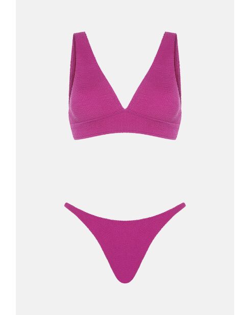 Hoog uitgesneden badpak Aqua açai