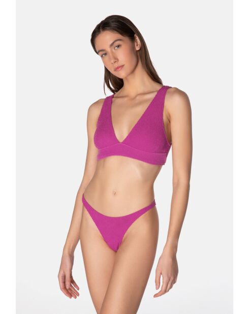 Hoog uitgesneden badpak Aqua açai