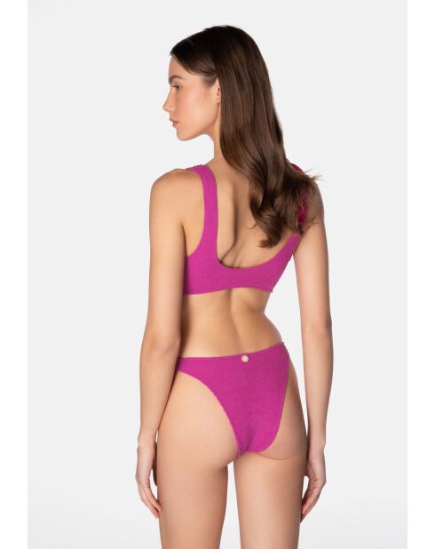 Hoog uitgesneden badpak Aqua açai