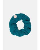 Elastique à cheveux scrunchie basilic