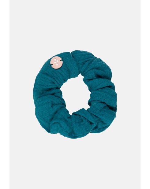 Elastique à cheveux scrunchie basilic