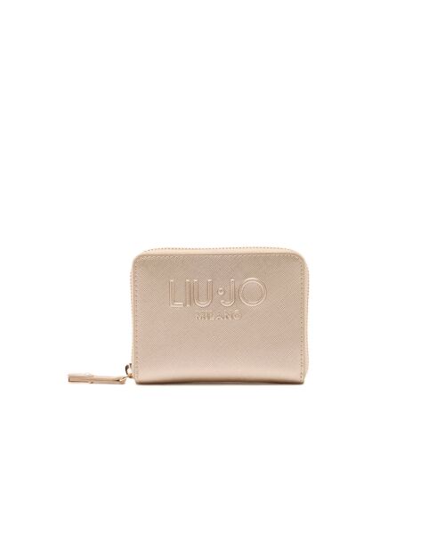 Caliwen Sff Zip Around M Portemonnee Lichtgoud - 12x10x2 cm