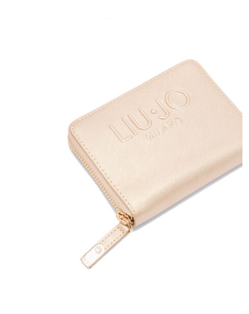 Caliwen Sff Zip Around M Portemonnee Lichtgoud - 12x10x2 cm