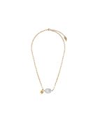 collana multipla in oro ip e madreperla