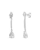 Boucle d'oreilles en argent & oz blanches