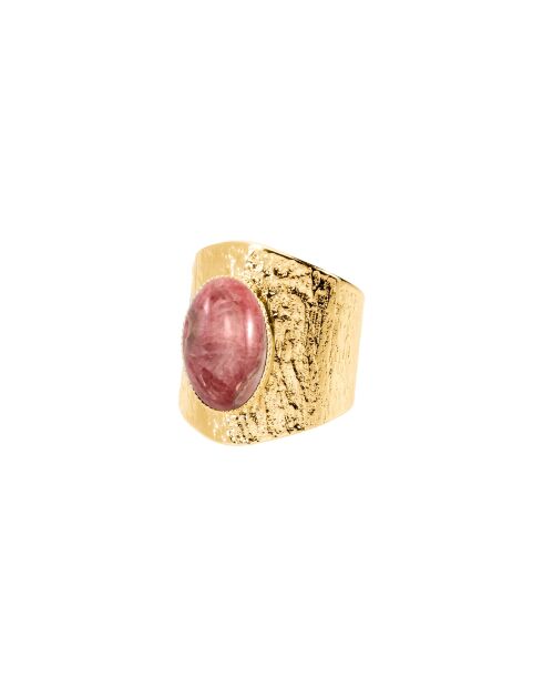 Bague Jade Rhodochrosite