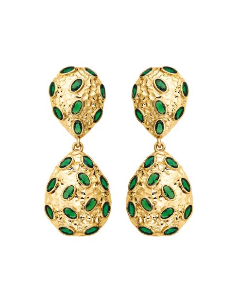 Boucles d'oreilles Butterfly vert