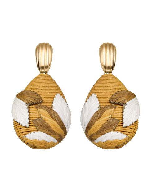 Monoï Beige Ohrringe