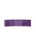 Fermaglio per capelli Amok viola a pois