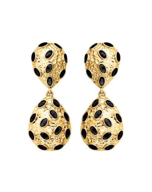 Boucles d'oreilles Butterfly Noir