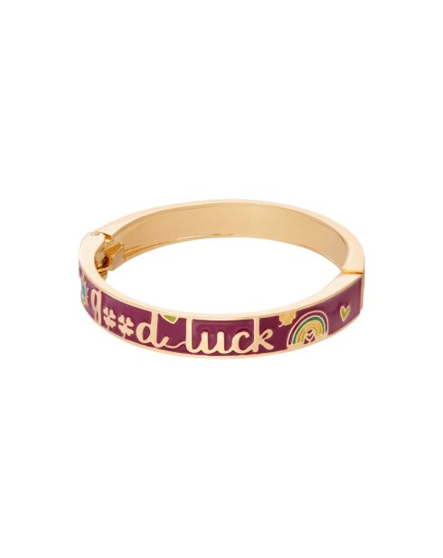 Bracciale rigido in prugna Amok Filaé