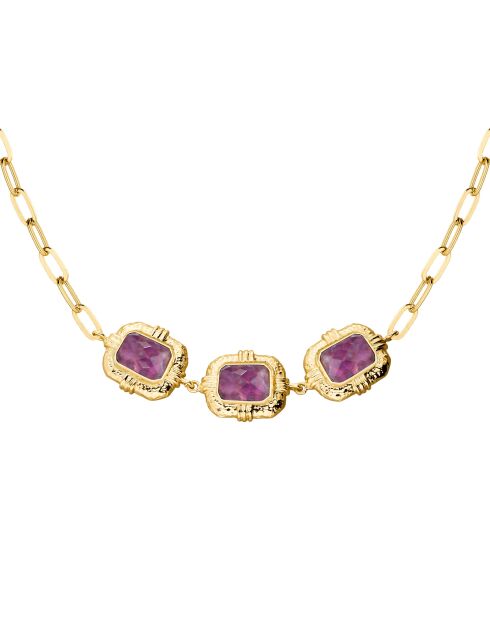 Escale Amethyst-Violette halsketting