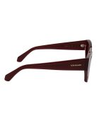 Nanou rode bordeauxrode zonnebril met kattenoog