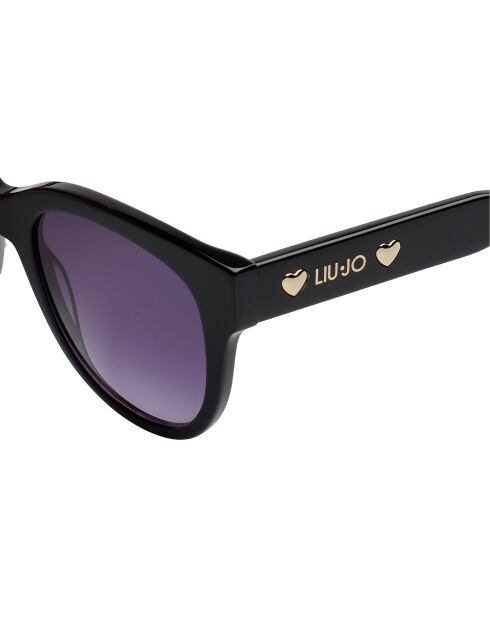 Lunettes de soleil rondes noires