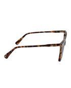 Lunettes de soleil carrées œil de chat havana