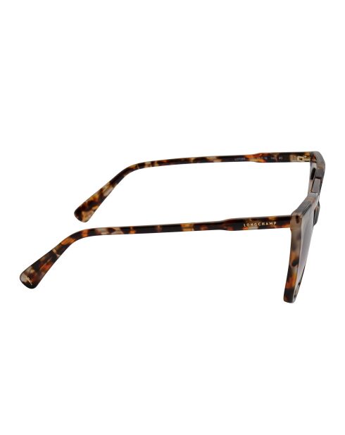 Lunettes de soleil carrées œil de chat havana