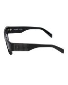 Lunettes de soleil rectangulaires noires