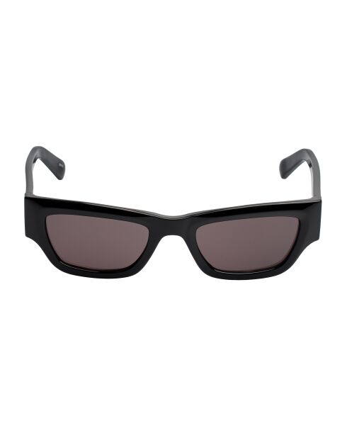 Lunettes de soleil rectangulaires noires