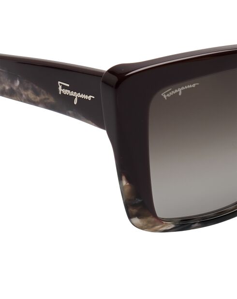 Lunettes de soleil Tity grises chinées