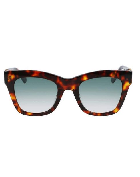 Lunettes de soleil carrées dark havana