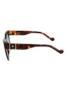 Lunettes de soleil carrées dark havana