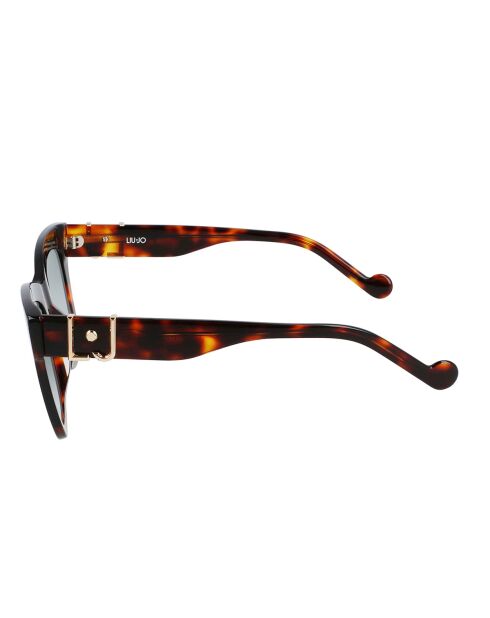 Lunettes de soleil carrées dark havana