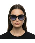 Lunettes de soleil jolicia œil de chat havana