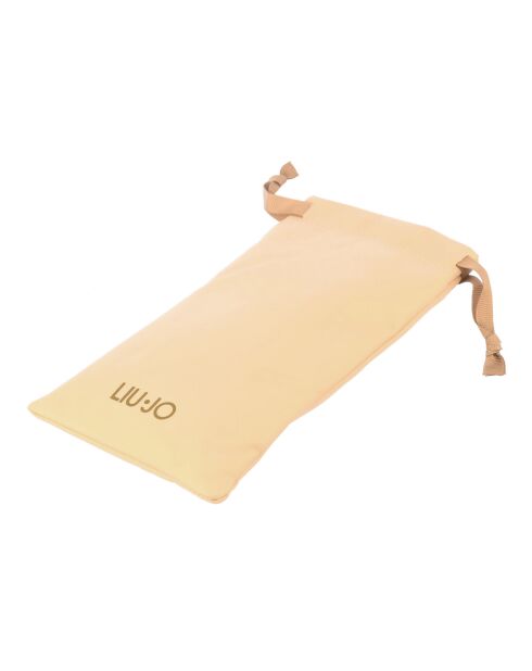 Lunettes de soleil ovales havana