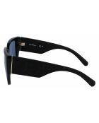 Lunettes de soleil ovales noires