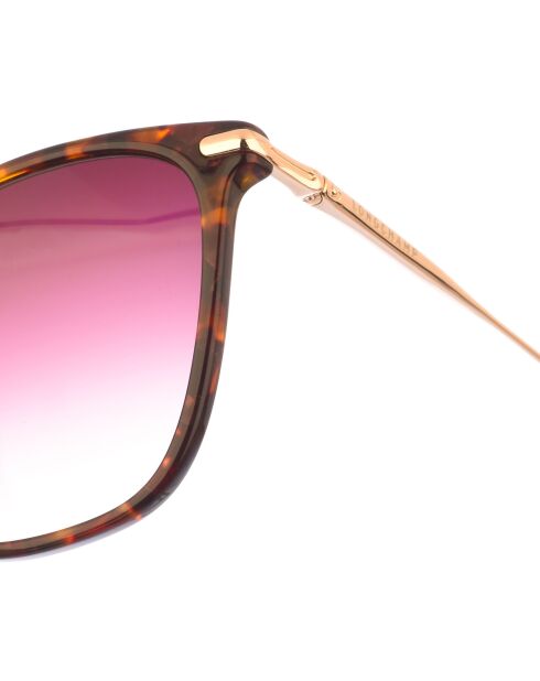 Lunettes de soleil Ninas œil de chat havana