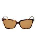 Lunettes de soleil carrées havana