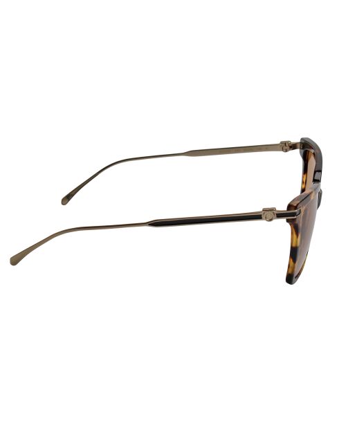 Lunettes de soleil carrées havana