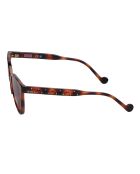 Lunettes de soleil rondes havana