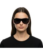 Lunettes de soleil Patty aviateur noires